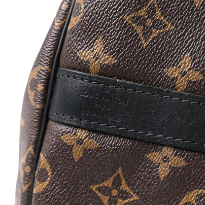 Louis Vuitton Monogram Macassar Keepall Bandouliere 55 5 of 12