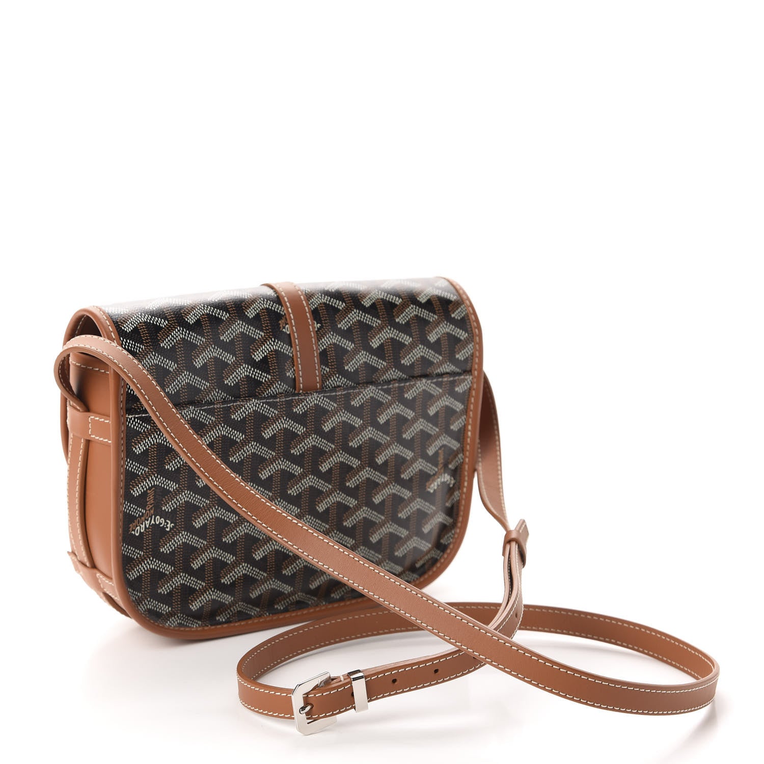 Goyard Goyardine Belvedere II PM Messenger Bag Black Gold 3 of 11