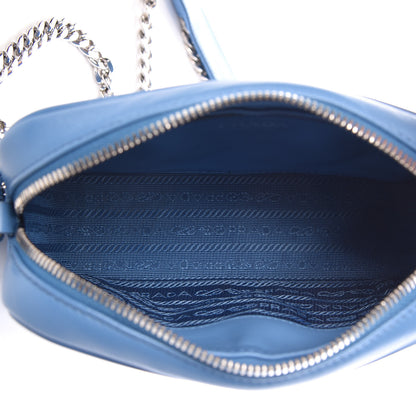 Prada Soft Calfskin Diagramme Crossbody Bag Mare 5 of 9