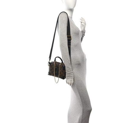 Louis Vuitton Monogram Petite Malle Souple Black 2 of 9