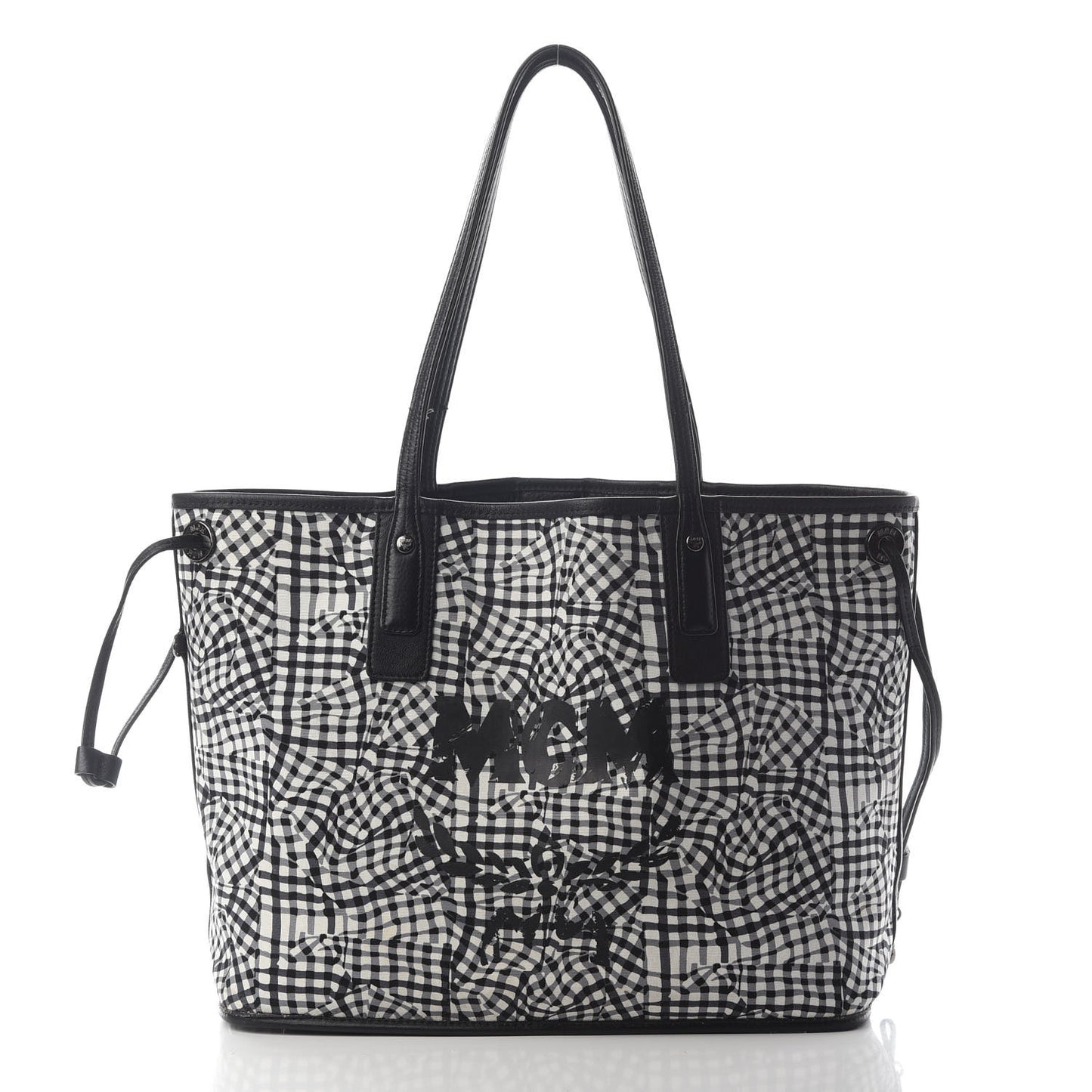 Visetos Medium Liz Reversible Shopper Tote Black