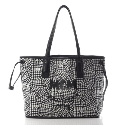 MCM Visetos Medium Liz Reversible Shopper Tote Black 3 of 17