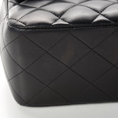Chanel Lambskin Quilted Jumbo Double Flap Black 21 of 22