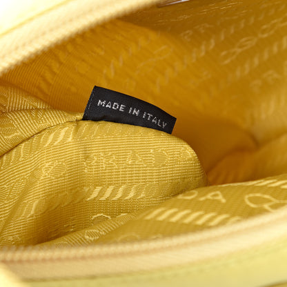 Prada Tessuto Nylon Saffiano Mini Re-Edition 2000 Bag Ananas 8 of 13