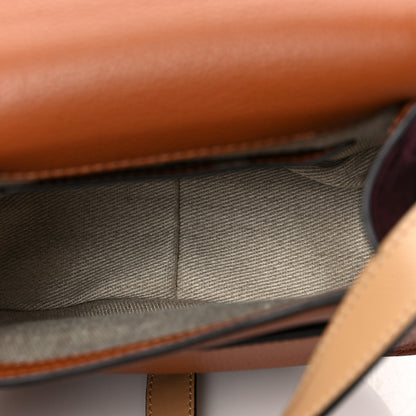 Chloe Suede Small Marcie Saddle Bag Burgundy 4 of 7