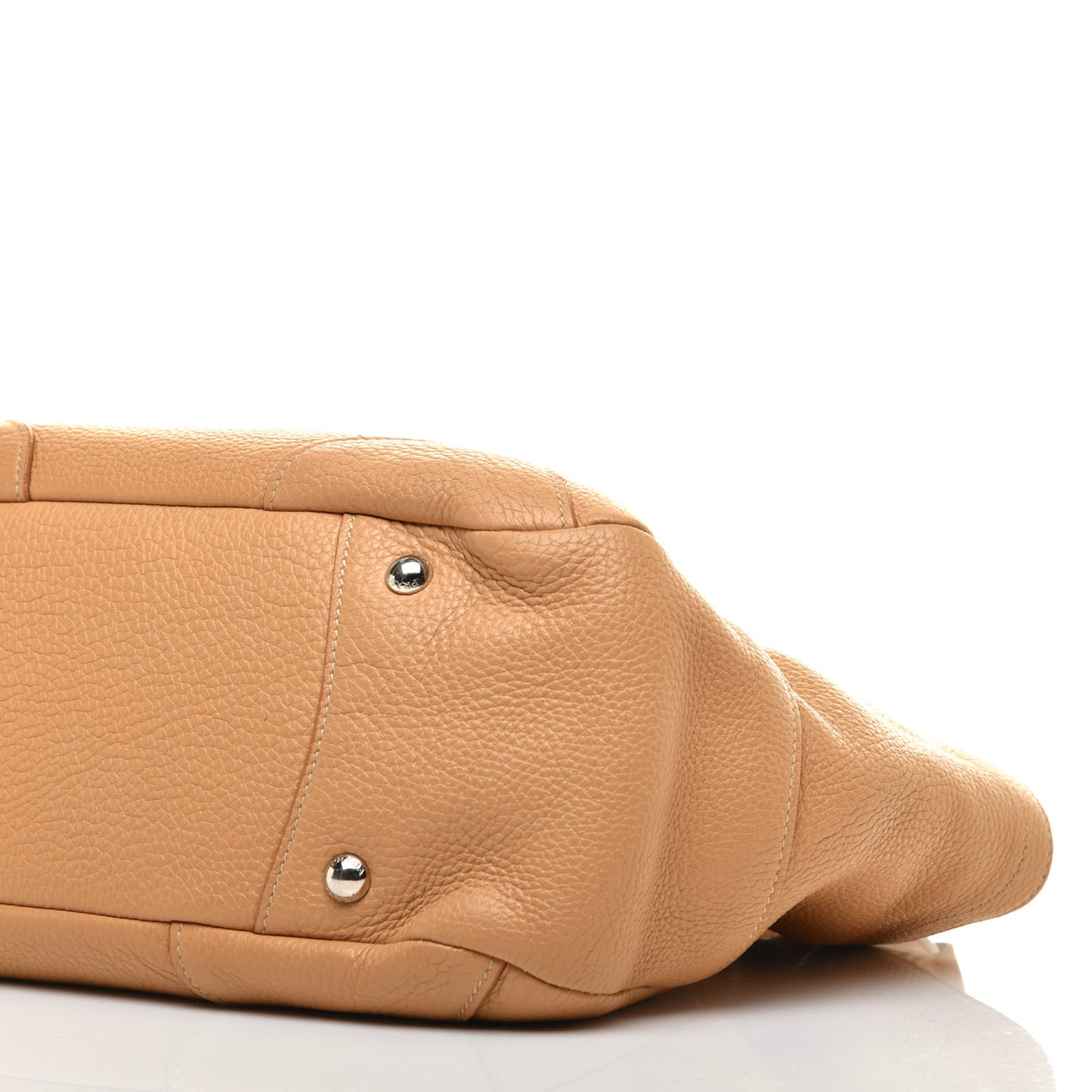 Vitello Daino Side Pocket Hobo Sabbia