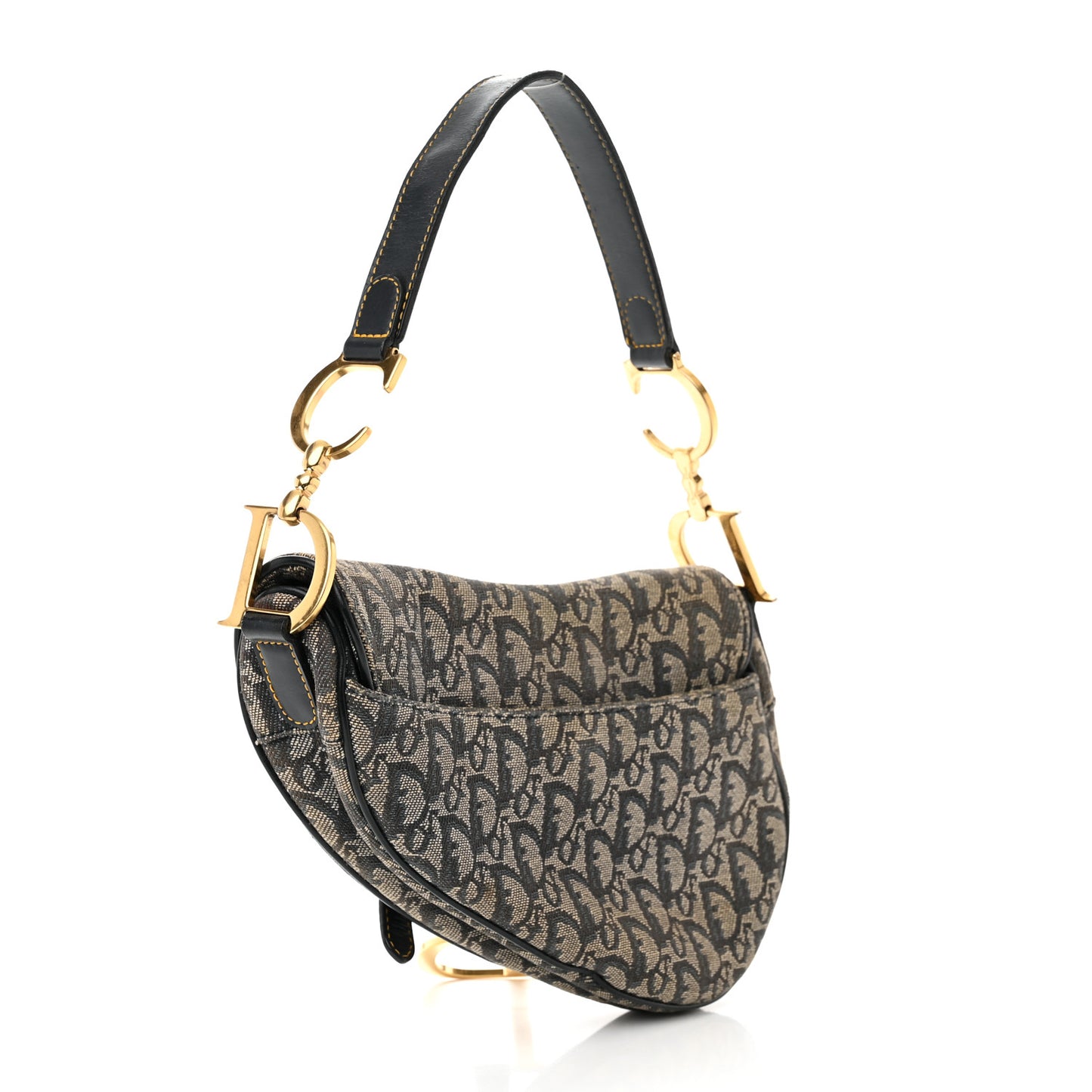 Monogram Saddle Bag Blue