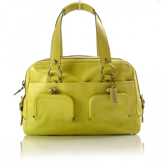 FASHIONPHILE COACHLeatherLegacyEllieLimeGreen11158 1 of 9