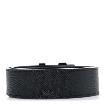 Louis Vuitton Taiga 35mm LV Initiales Belt 95 38 Black 2 of 7
