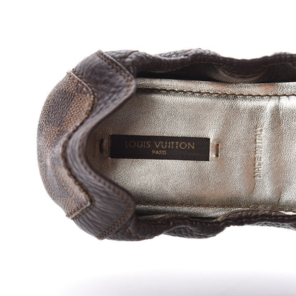 Louis Vuitton Damier Ebene Lovely Ballet Flats 39 8 of 16