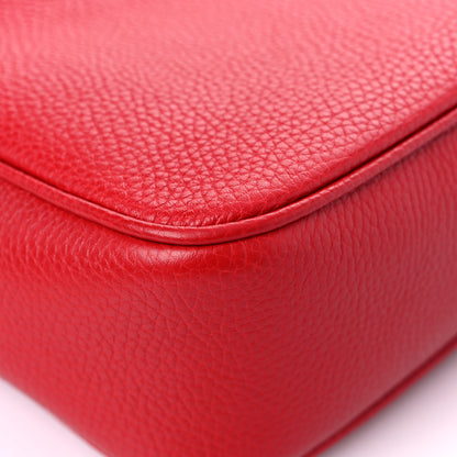 Gucci Pebbled Calfskin Small Soho Disco Bag Tabasco Red 11 of 16