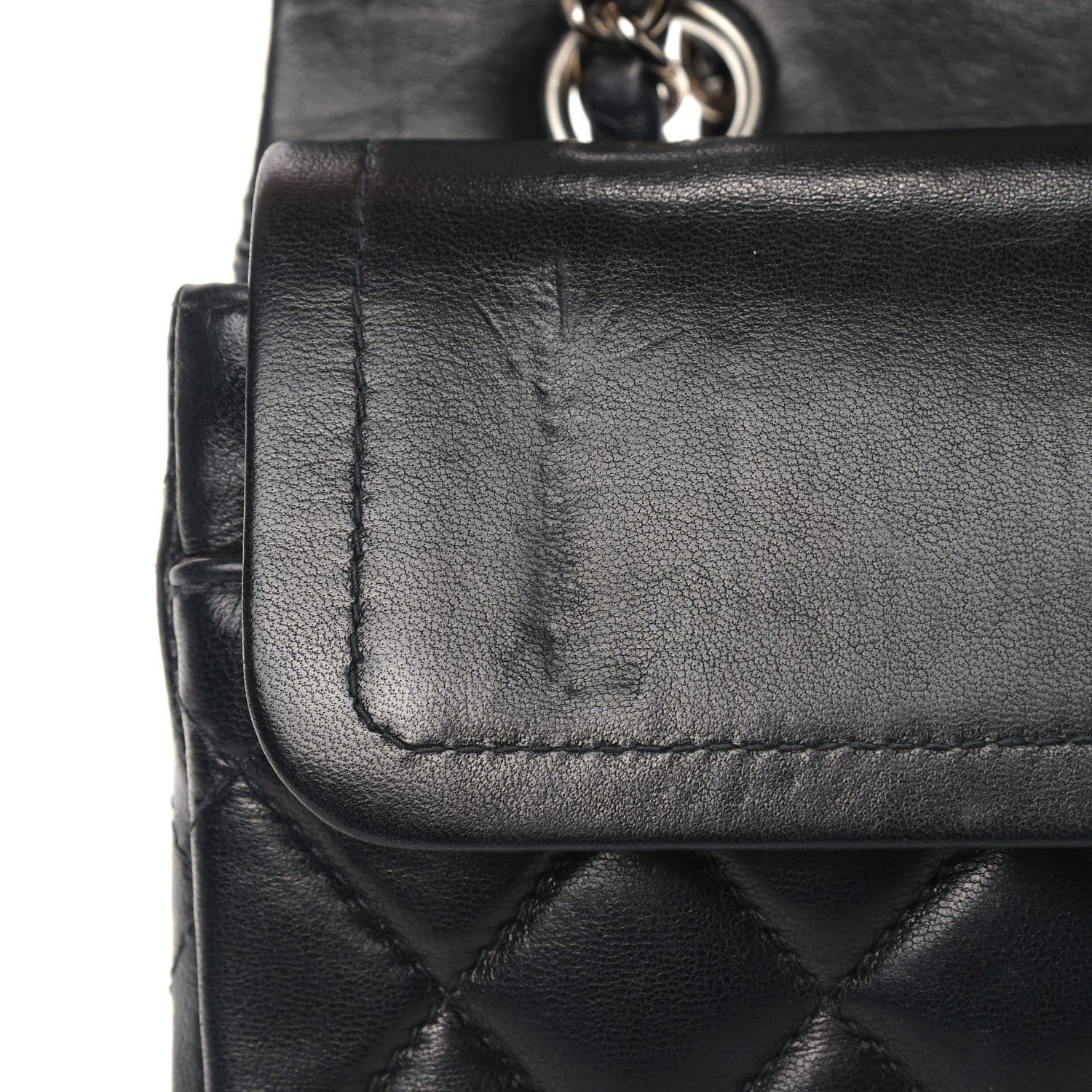 Chanel Lambskin Quilted Small Double Flap Black 14 of 15