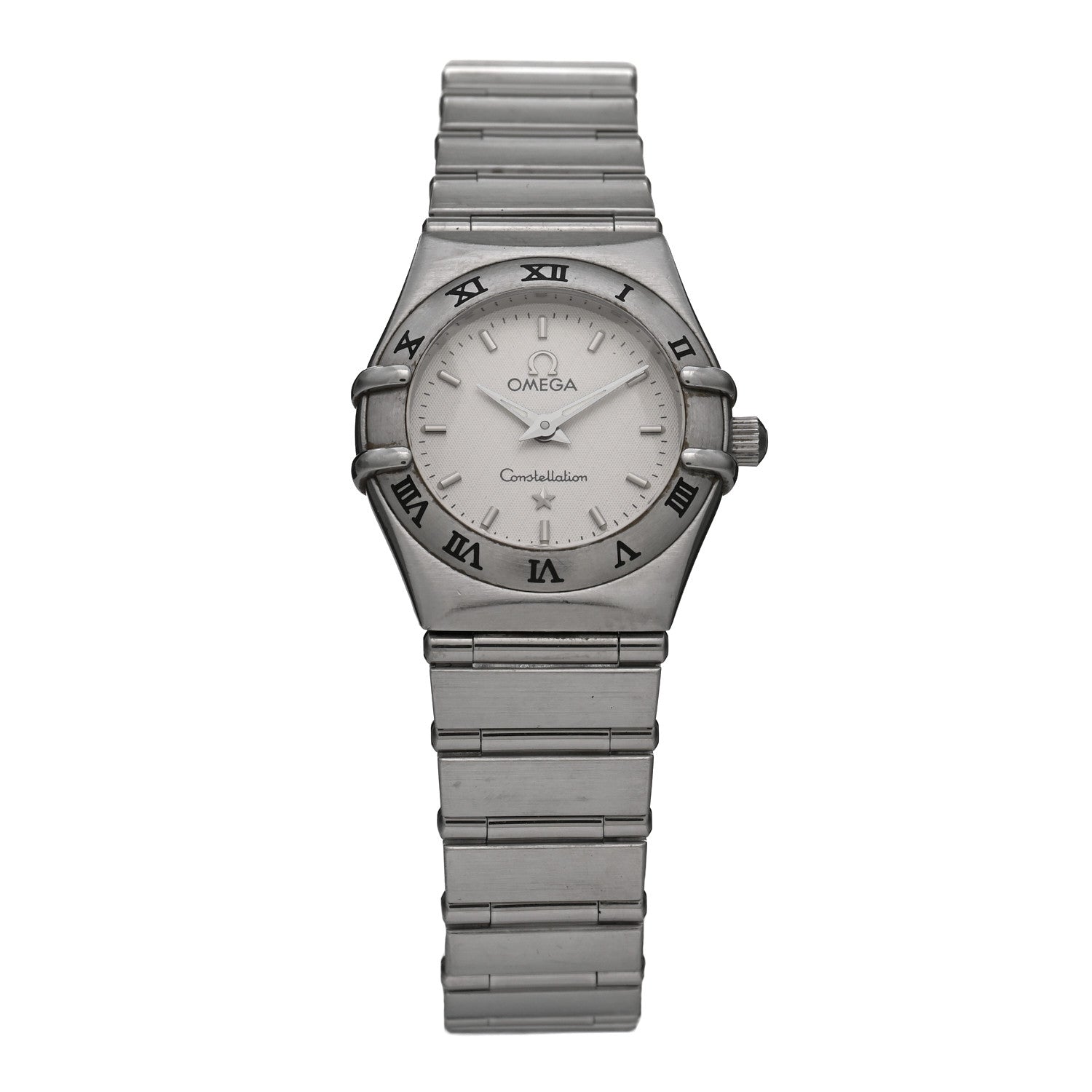 Omega Stainless Steel 22mm Constellation Quartz Watch White 1562.30 1 of 4