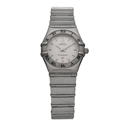 Omega Stainless Steel 22mm Constellation Quartz Watch White 1562.30 1 of 4