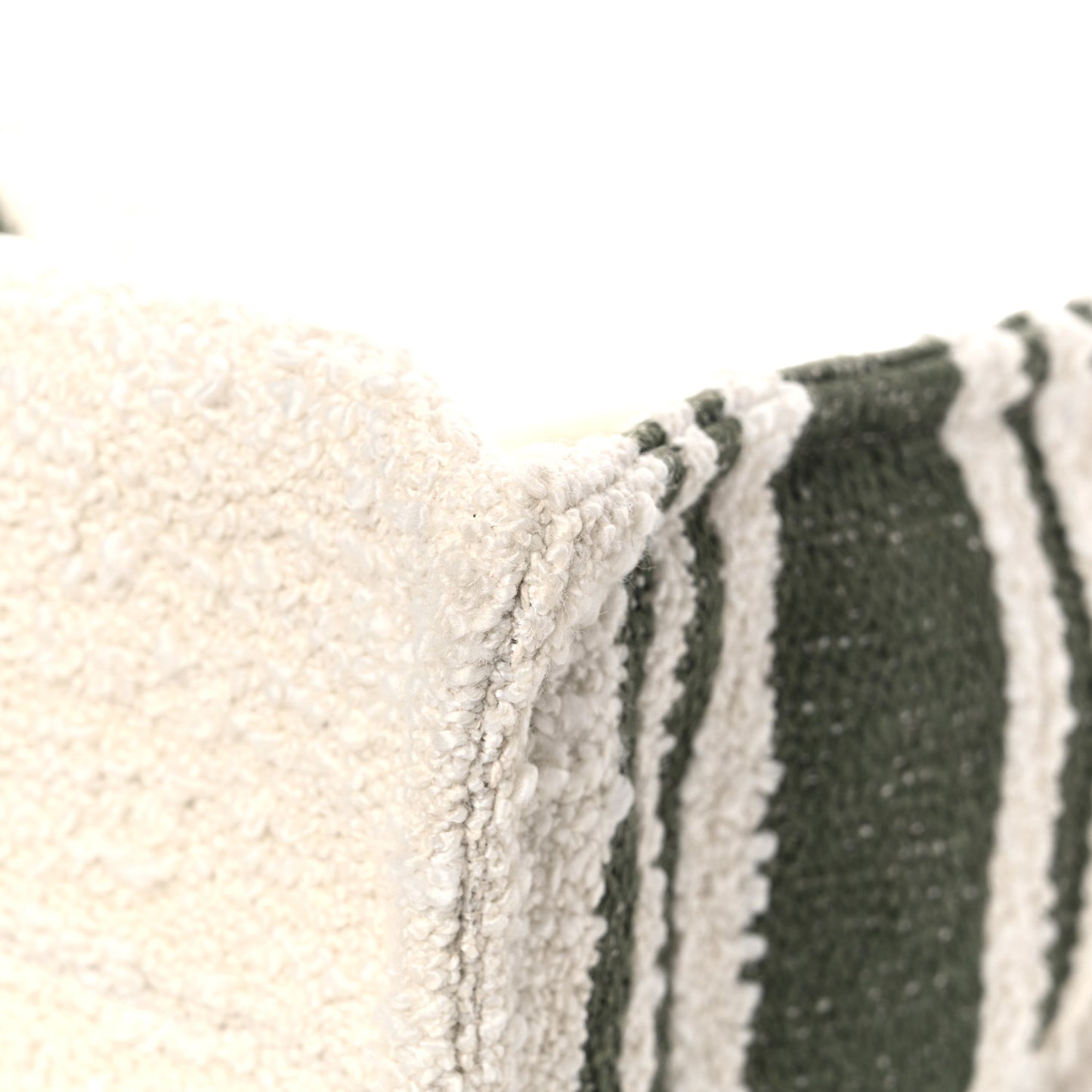 Stripe Triomphe Large Cabas Thais Khaki Tan