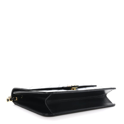 Chanel Lambskin Quilted Clutch With Chain Flap Black 4 of 10