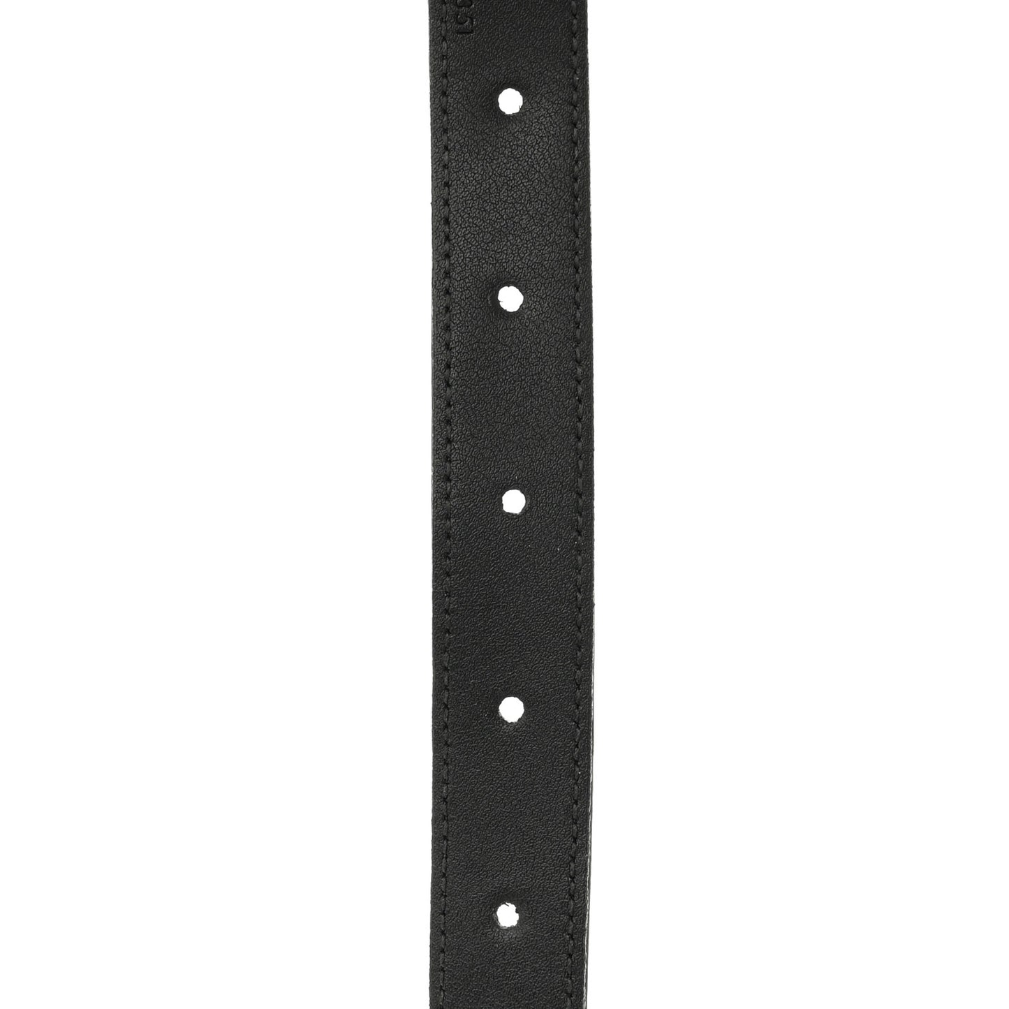 Calfskin GG Marmont Thin Chain Belt 75 30 Black
