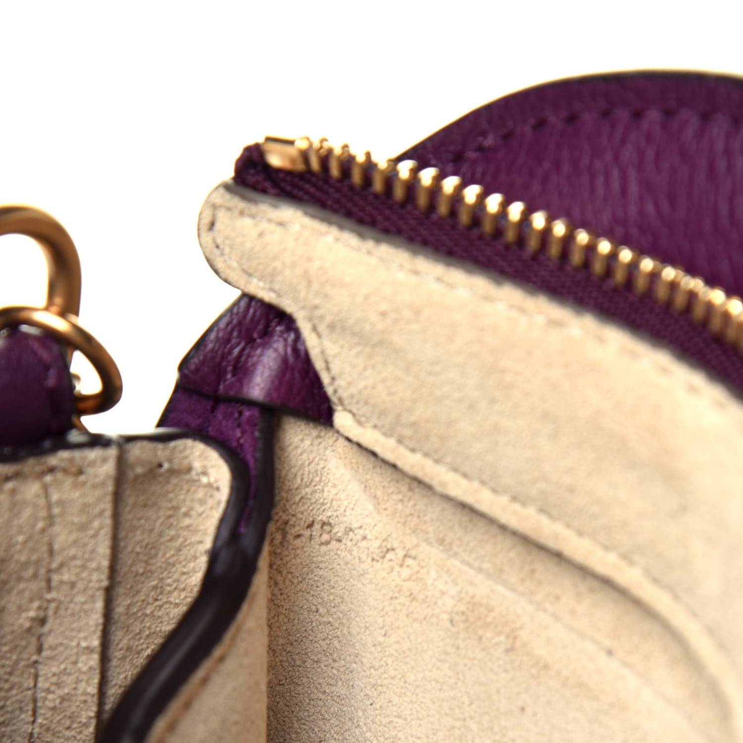 Chloe Goatskin Suede Mini Pixie Bag Nightfall Purple 8 of 10