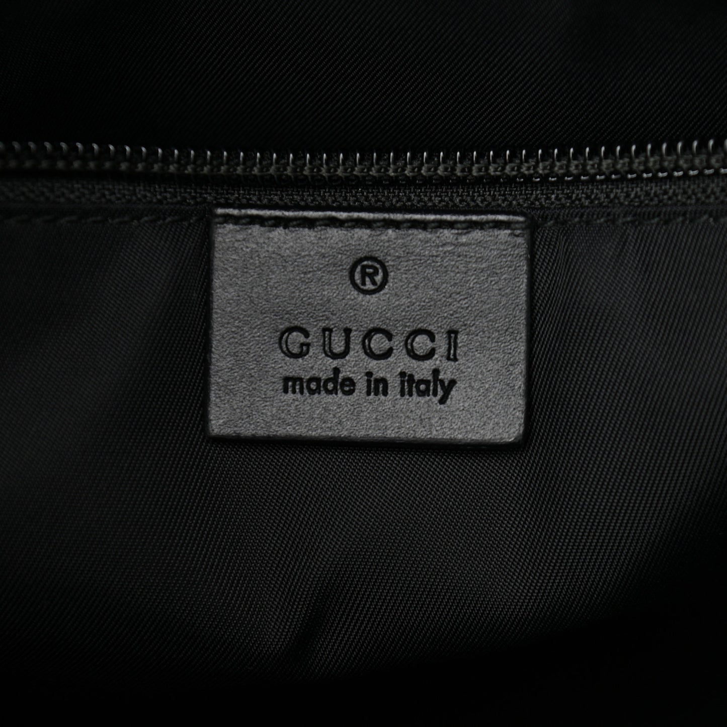 GG Supreme Monogram Web Messenger Bag Black