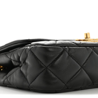 Chanel Lambskin Quilted Mini Flap Black 9 of 13