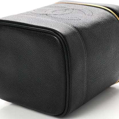 Chanel Caviar Vanity Cosmetic Case Black 8 of 8