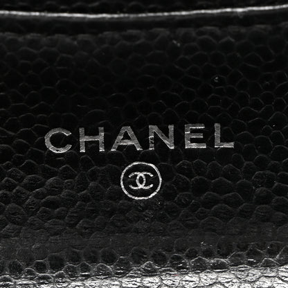 Chanel Caviar Quilted Flap Card Holder Black 5 of 8