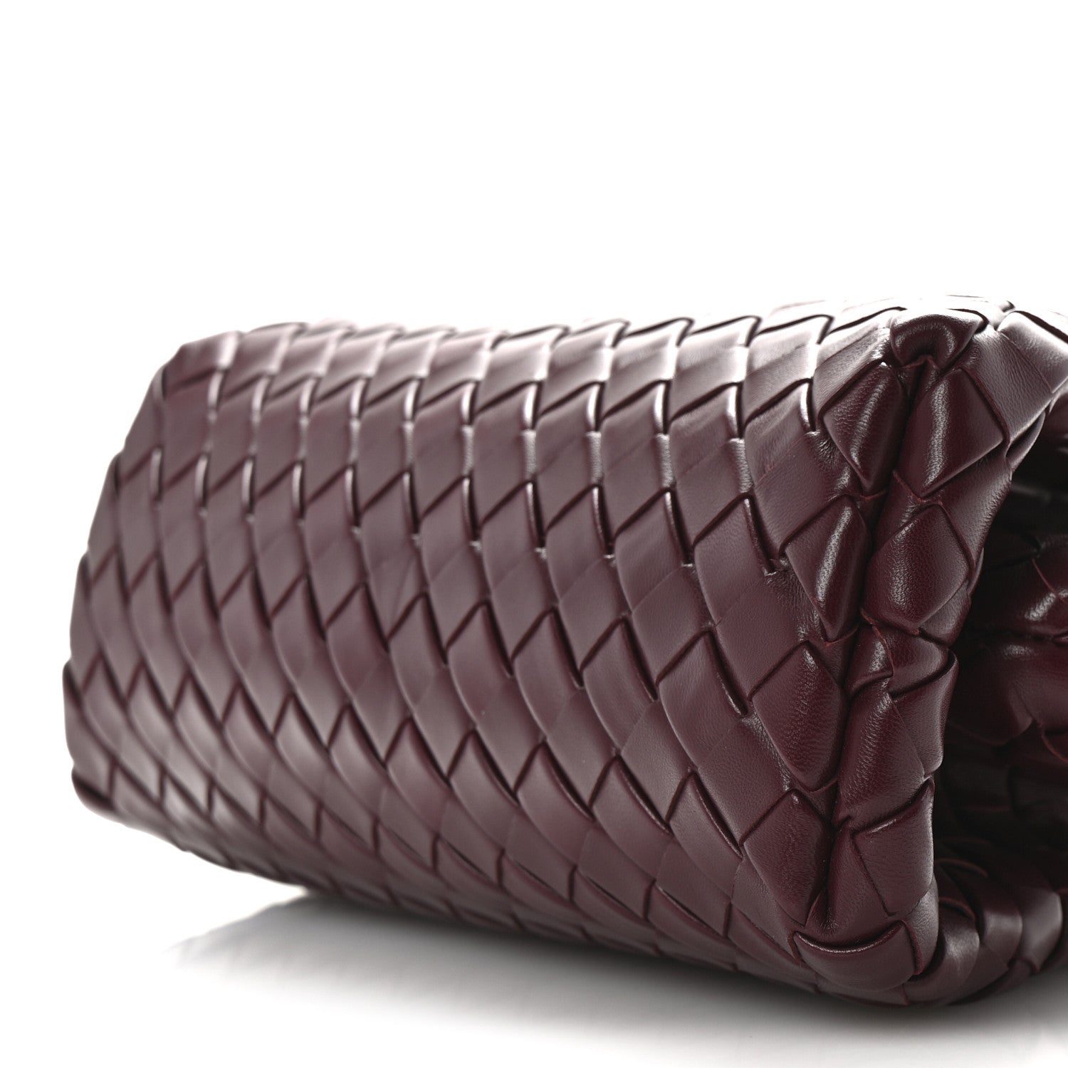 Bottega Veneta Nappa Intrecciato Teen The Lauren 1980 Clutch With Chain Barolo 11 of 11