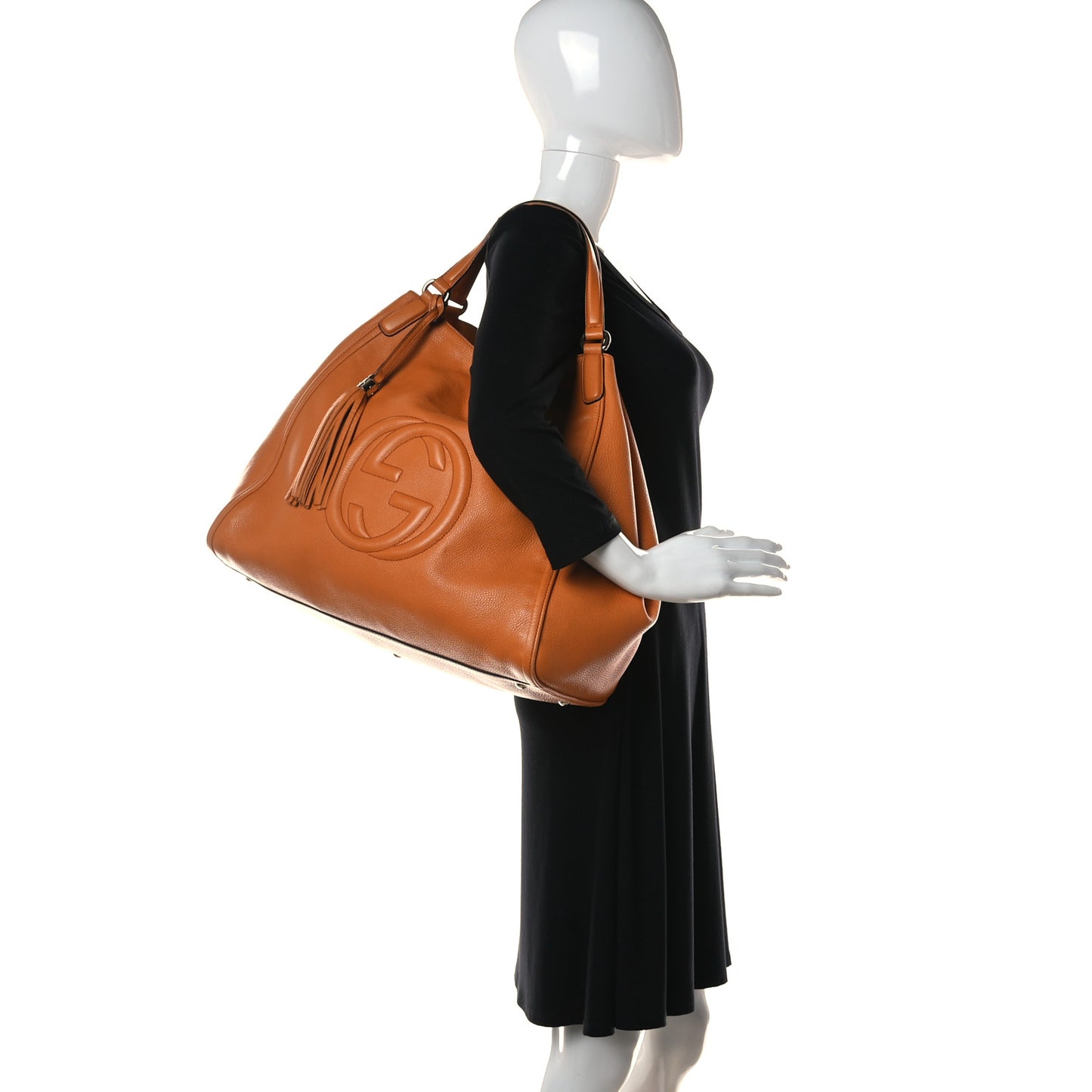 Cellarius Calfskin Large Soho Shoulder Bag Curcuma