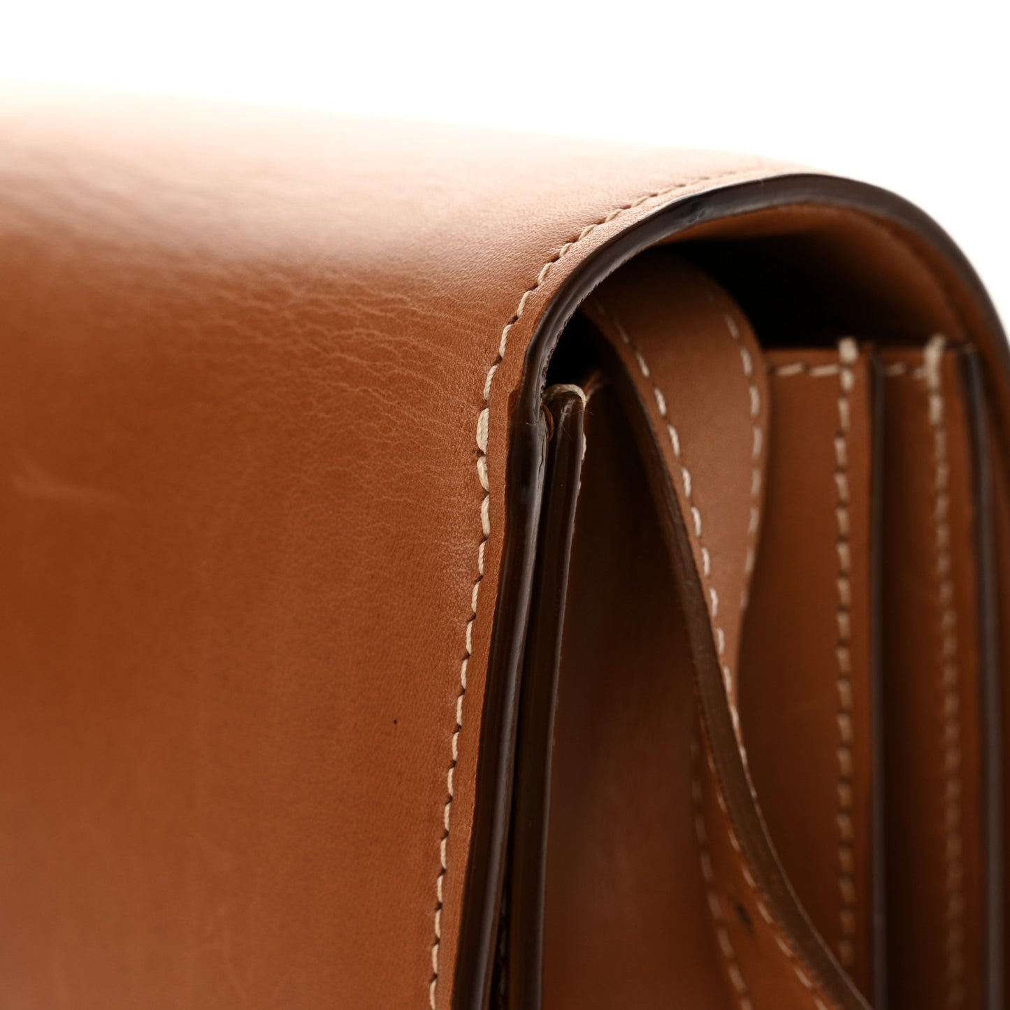 Smooth Calfskin Medium Classic Box Flap Bag Camel