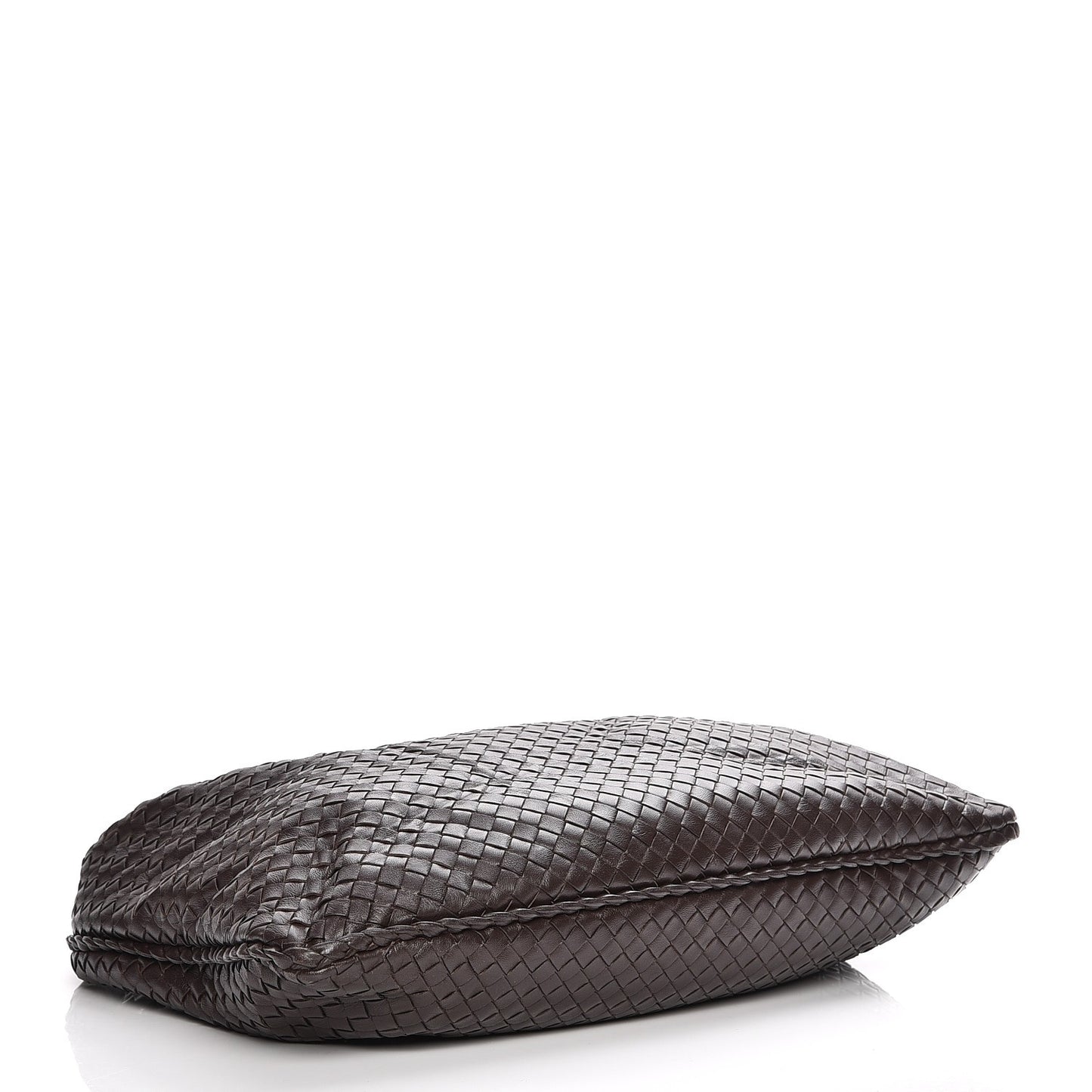 Nappa Intrecciato Large Veneta Hobo Ebano