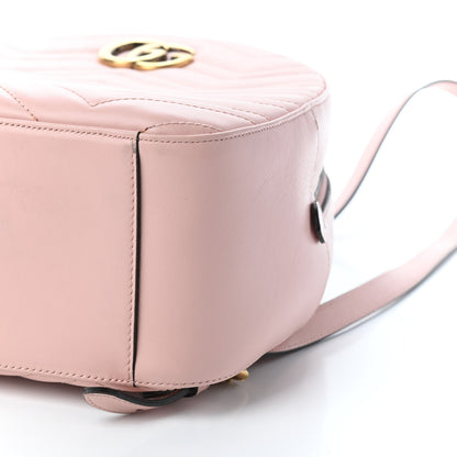 Gucci Calfskin Matelasse GG Marmont Dome Backpack Perfect Pink 10 of 11