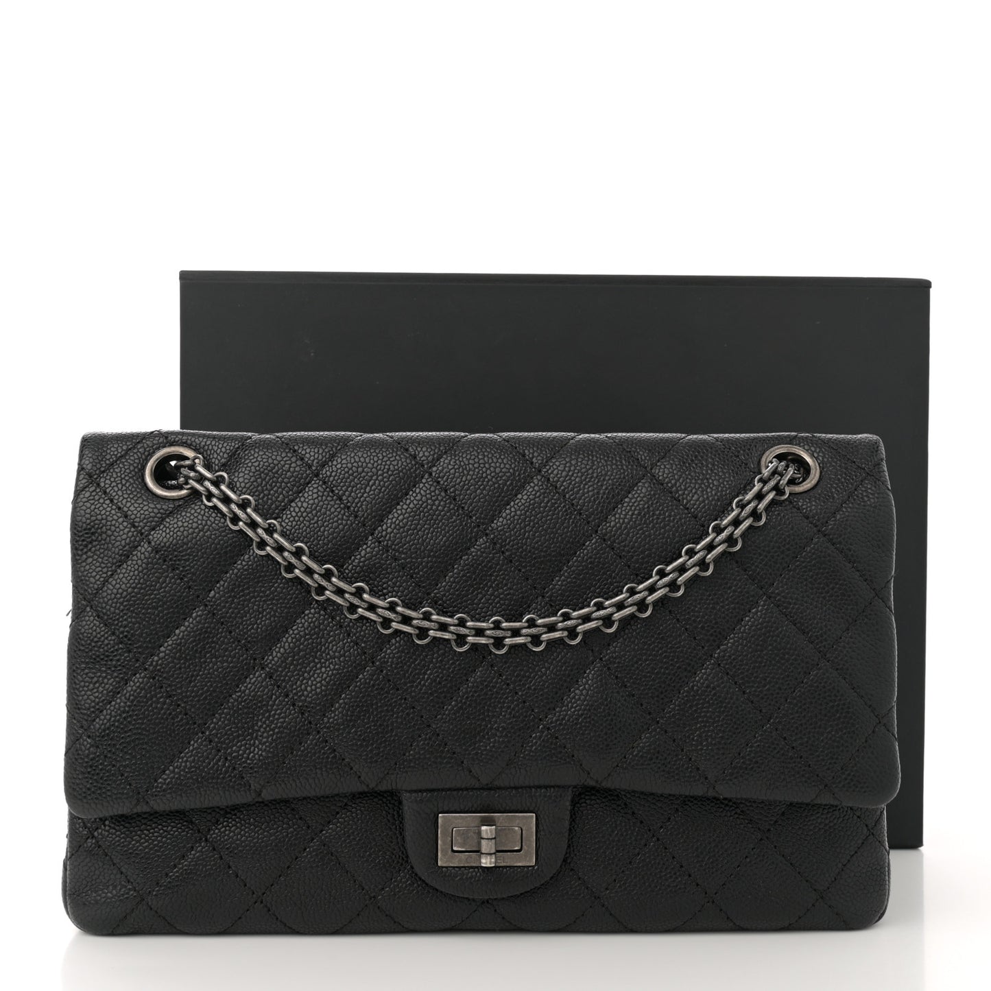 Caviar Quilted 2.55 Reissue 226 Flap Black