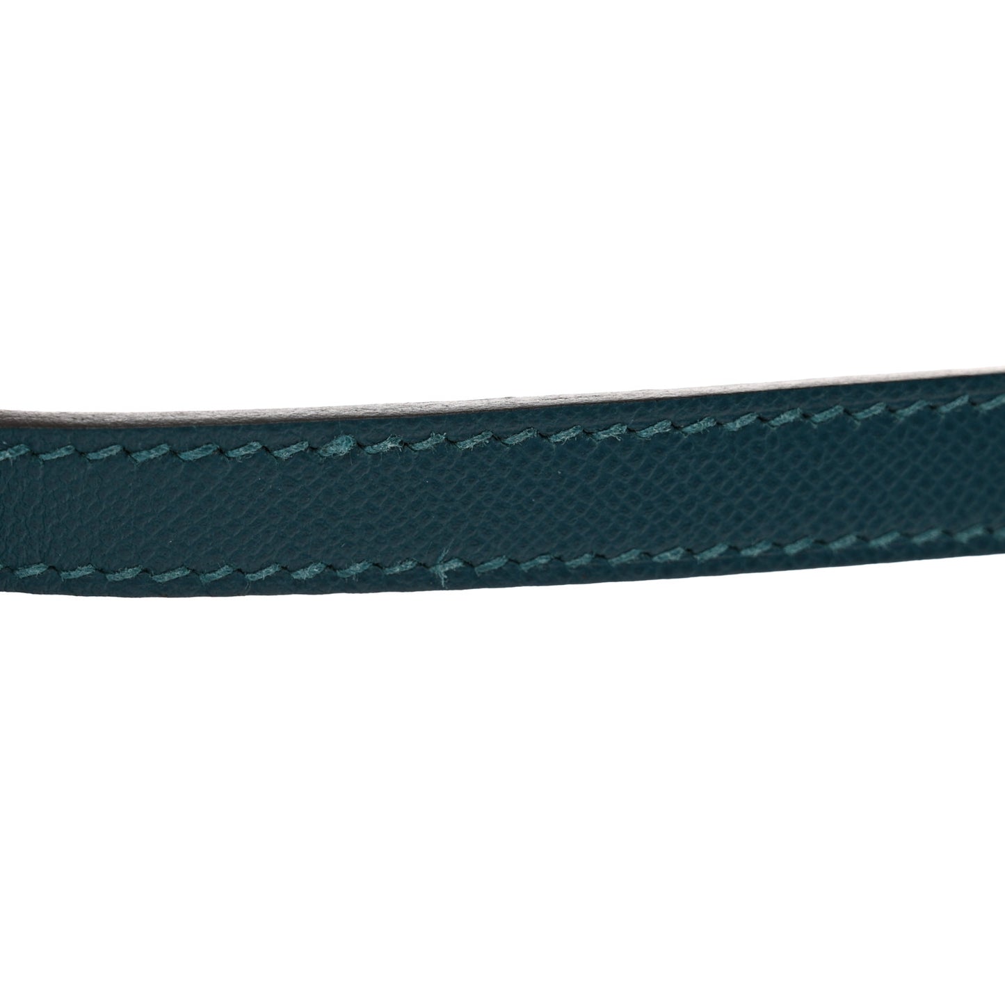 Madame Calfskin Verso Kelly Sellier 25 Vert Bosphore Sienne