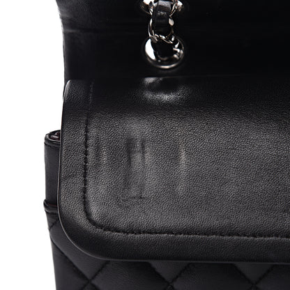 Chanel Lambskin Quilted Medium Double Flap Black 11 of 18