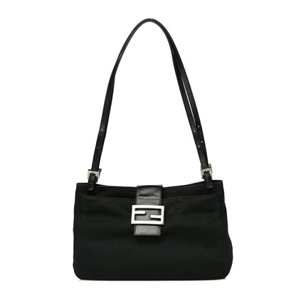 Fendi Neoprene Shoulder Bag Black 1 of 15