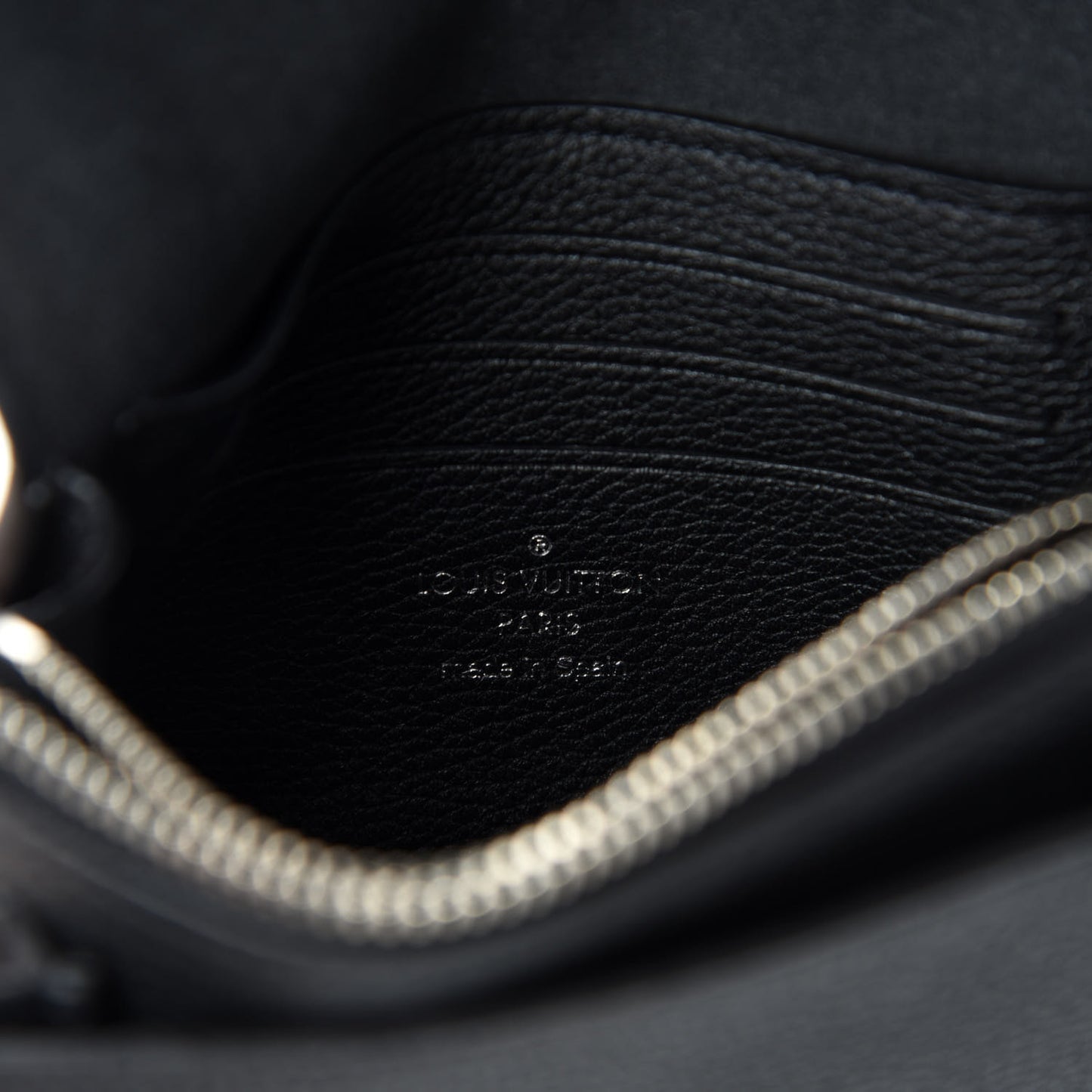Soft Calfskin Mini My Lockme Chain Pochette Black