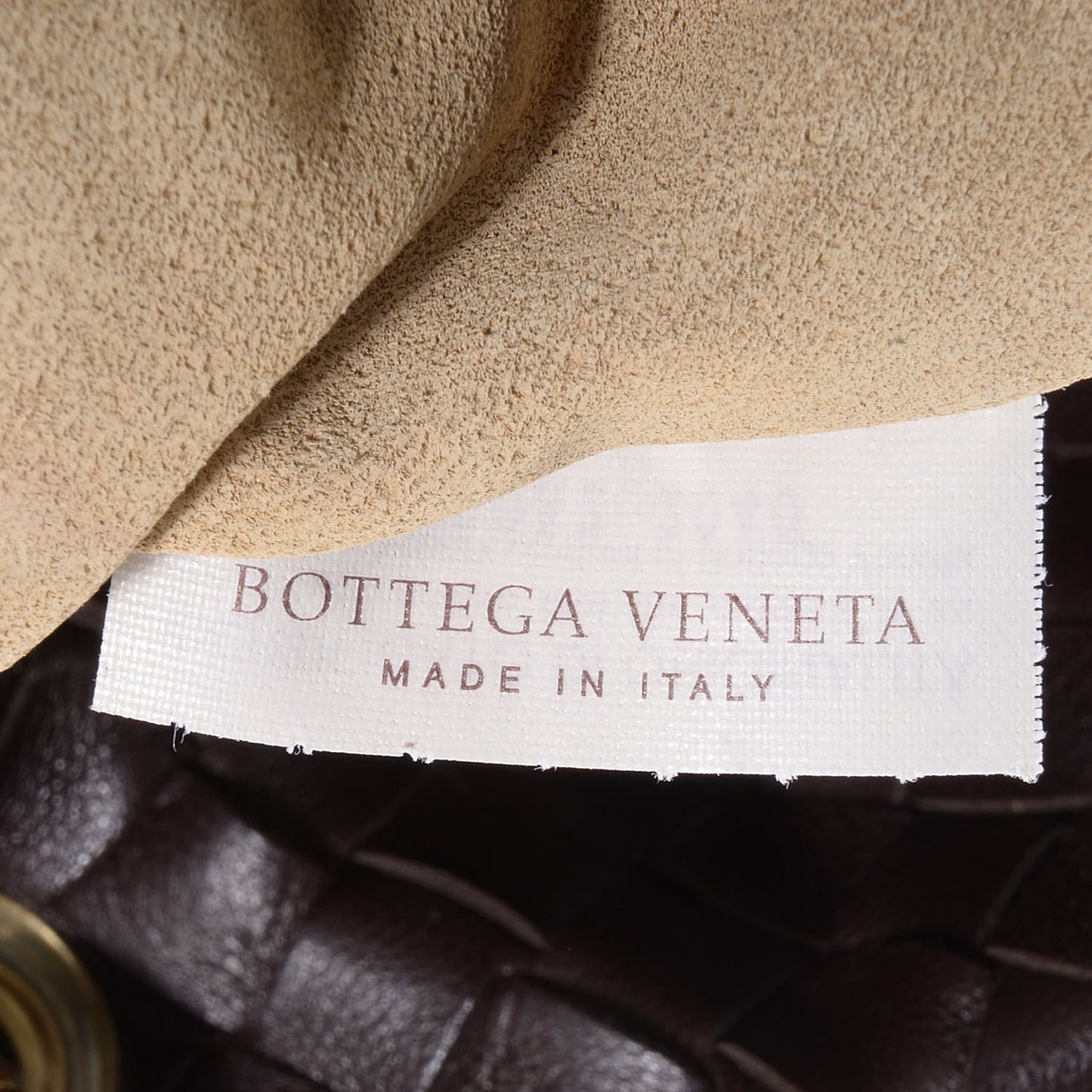 Nappa Intrecciato Large Capri Tote Ebano