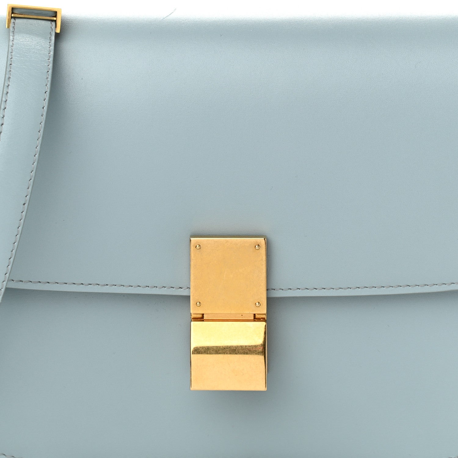 Celine Box Calfskin Medium Classic Box Flap Bag Slate 4 of 9