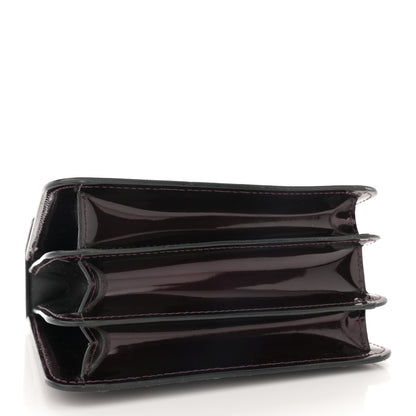 Bulgari Metallic Calfskin Serpenti Forever Top Handle Dark Purple 3 of 10