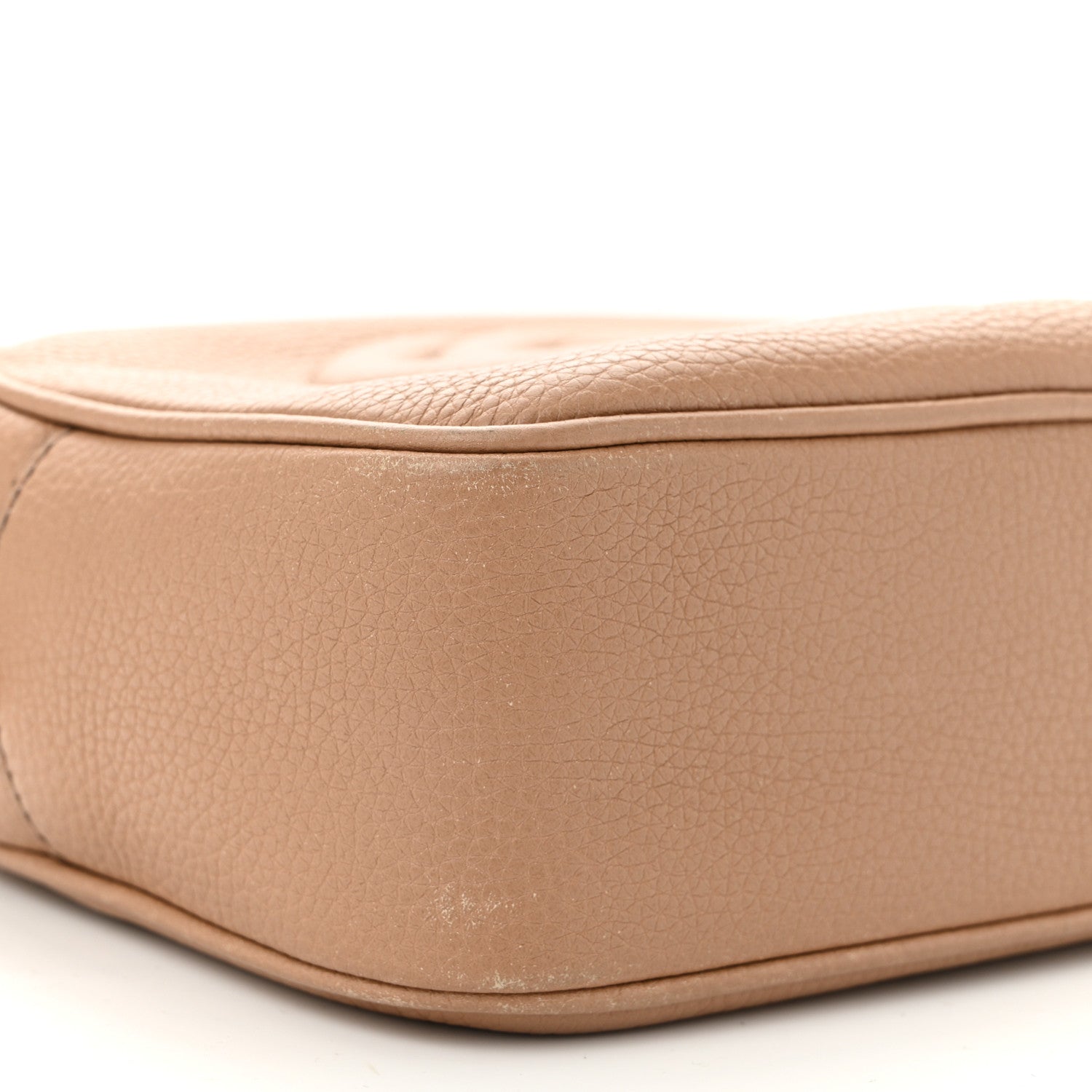 Gucci Pebbled Calfskin Small Soho Disco Bag Camelia 9 of 12