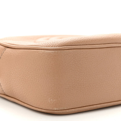 Gucci Pebbled Calfskin Small Soho Disco Bag Camelia 9 of 12