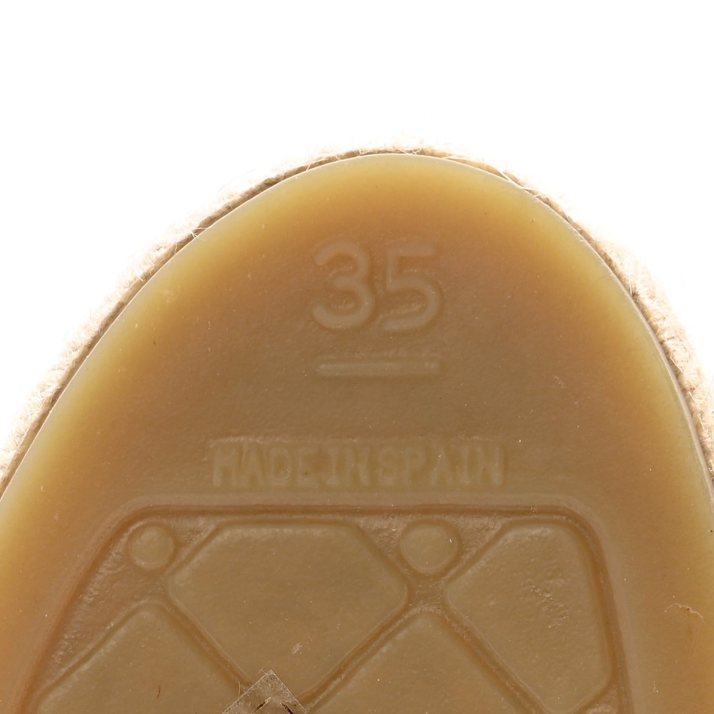 Lambskin CC Espadrilles 35 Black