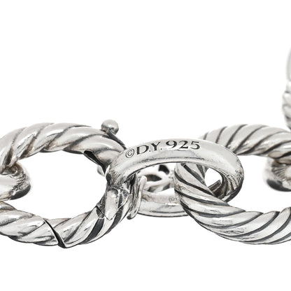 David Yurman Sterling Silver 12mm Large Oval Link Bracelet 3 of 3