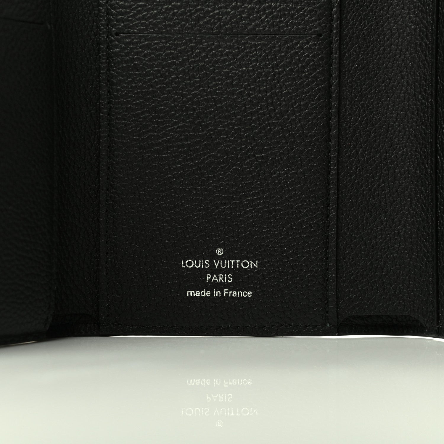 Louis Vuitton Soft Calfskin My Lockme Compact Wallet Black 5 of 8