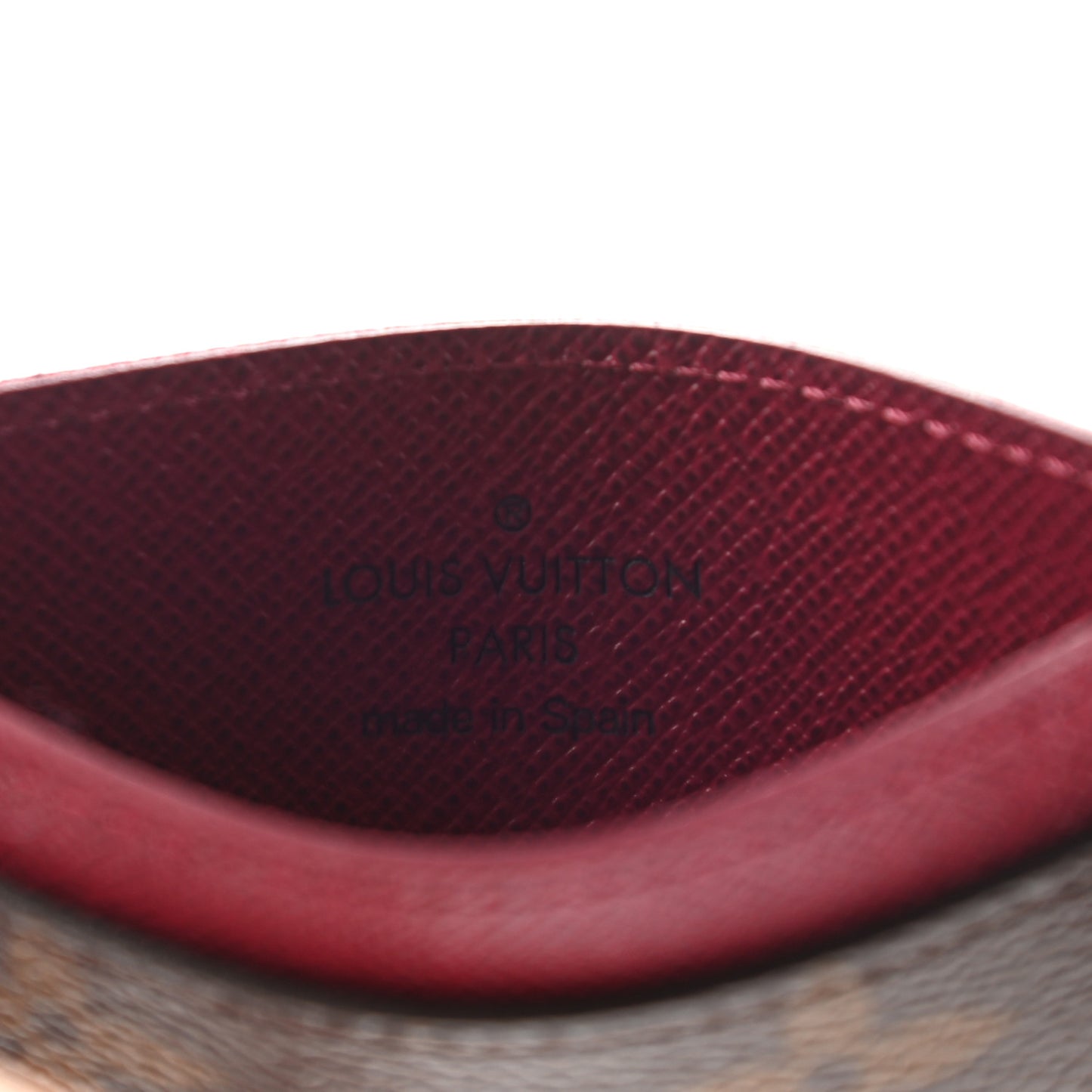 Monogram Card Holder Fuchsia