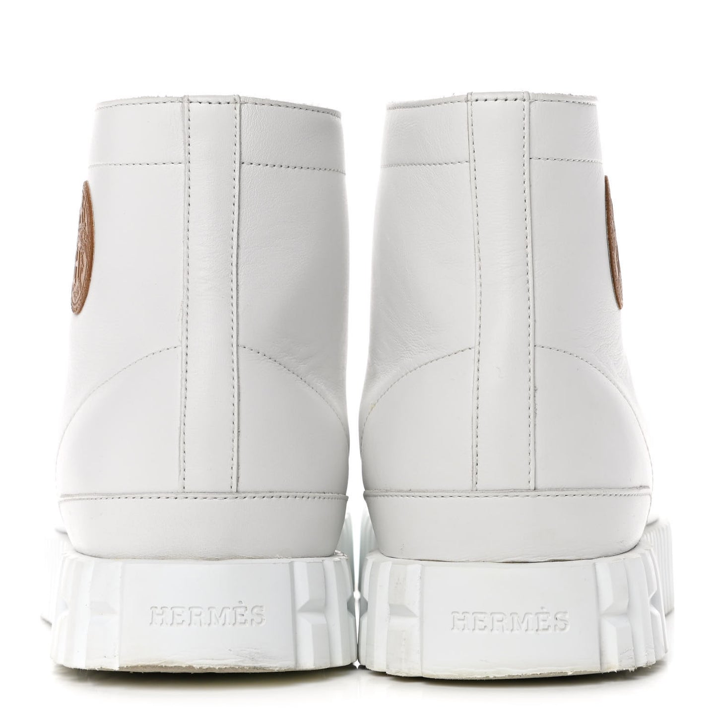 Calfskin Womens Climb Sneakers 38 White