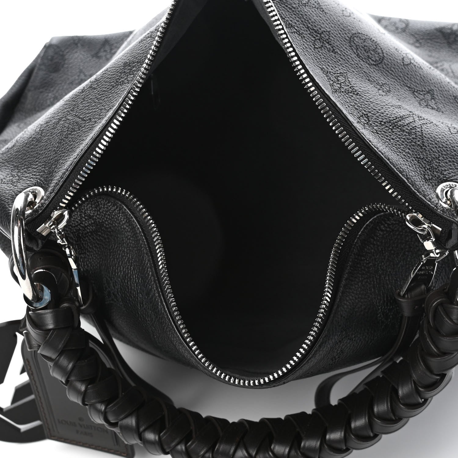 Louis Vuitton Mahina Beaubourg Hobo MM Black 6 of 8