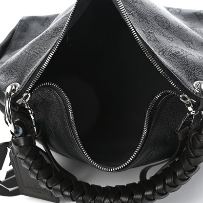 Louis Vuitton Mahina Beaubourg Hobo MM Black 6 of 8