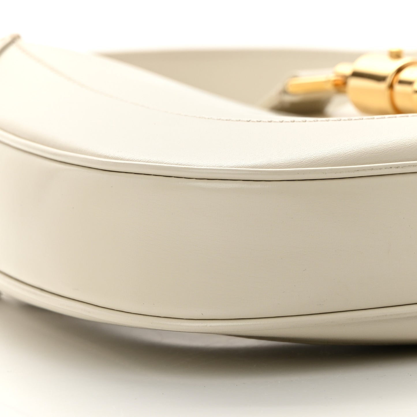 Boarded Dyana Lux Calfskin Small Jackie 1961 Hobo Mystic White