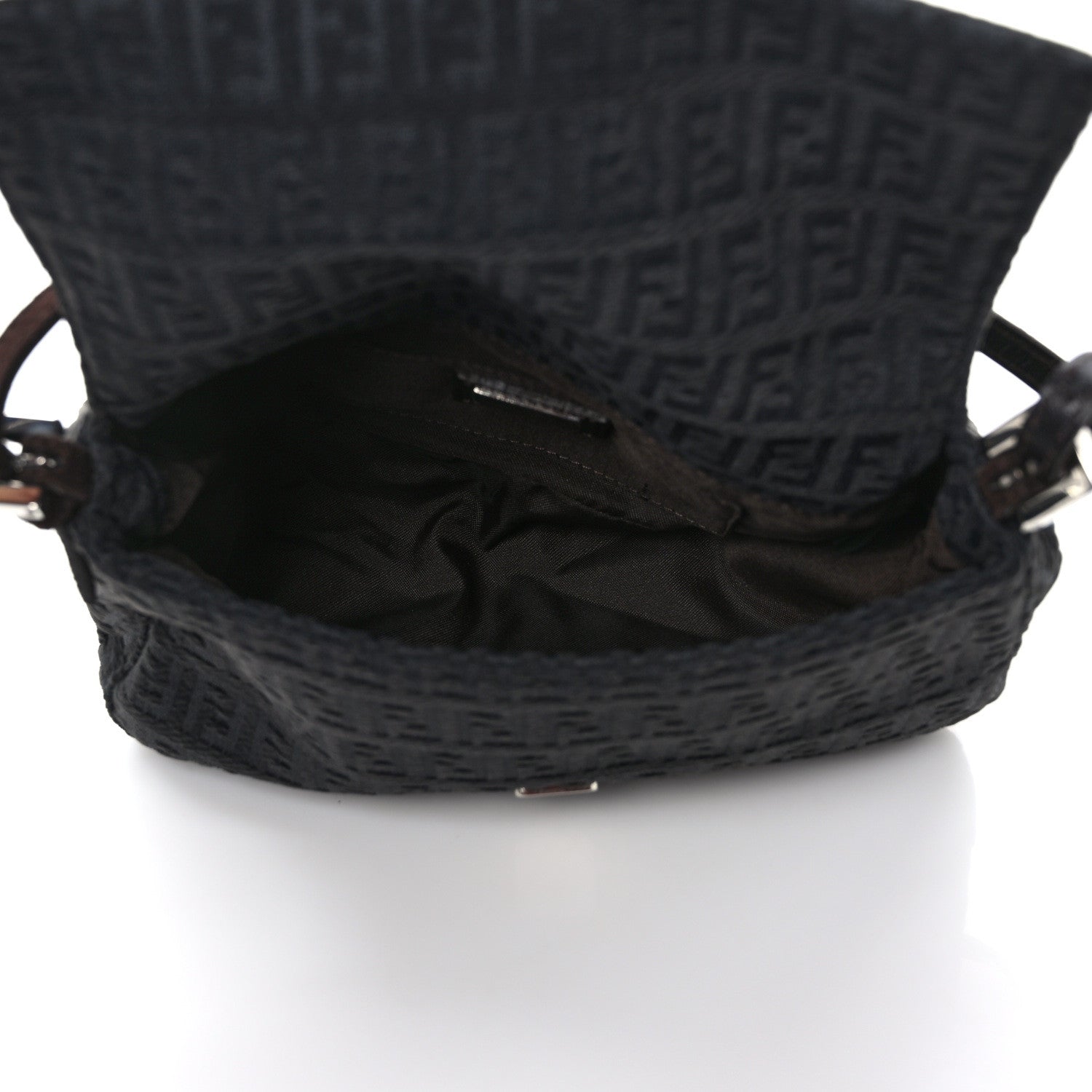 Fendi Velvet Zucchino Suede Mini Mama Baguette Grigio Testa di Moro Grigio Testa di Moro 5 of 12